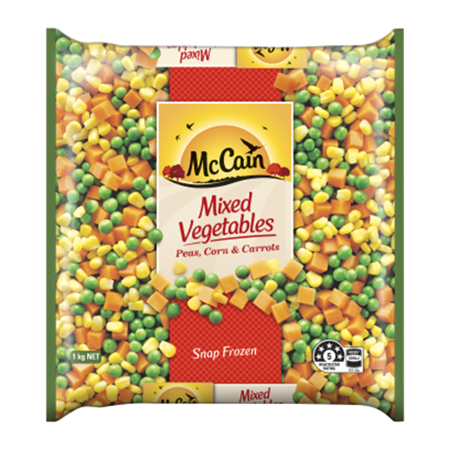 Peas, Corn & Carrots 1kg